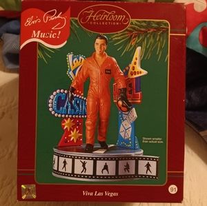 Vintage Musical Elvis Viva Las Vegas Ornament